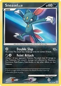 Sneasel | 100/130 | Reverse Holofoil | Diamond and Pearl