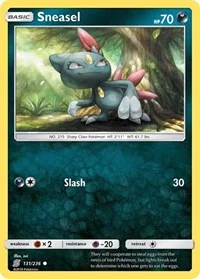 Sneasel | 131/236 | Reverse Holofoil | SM - Unified Minds