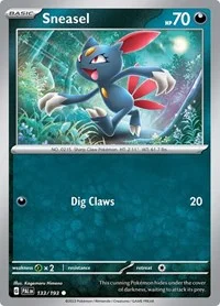 Sneasel | 133/193 | Reverse Holofoil | SV02: Paldea Evolved