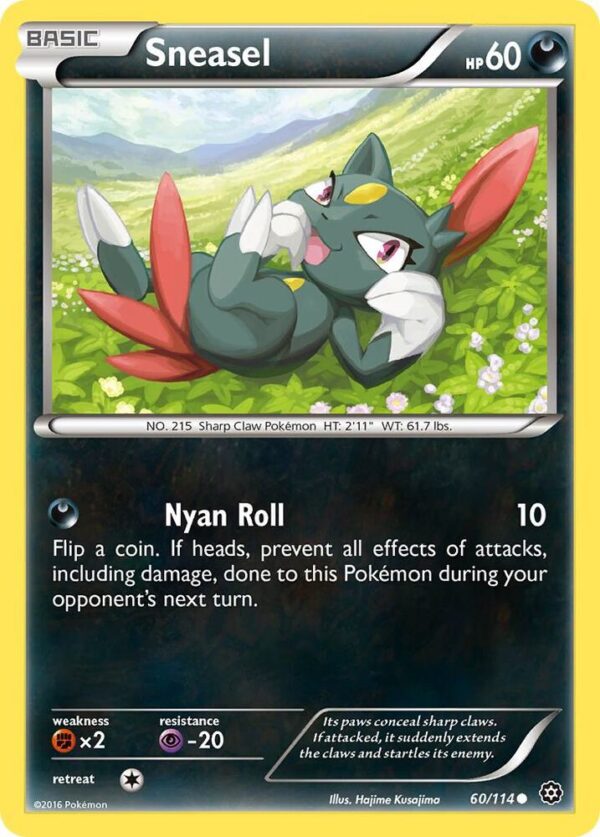 Sneasel 60/114 Normal XY – Steam Siege
