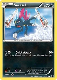Sneasel | 65/116 | Reverse Holofoil | Plasma Freeze Sneasel | 65/116 | Reverse Holofoil | Plasma Freeze