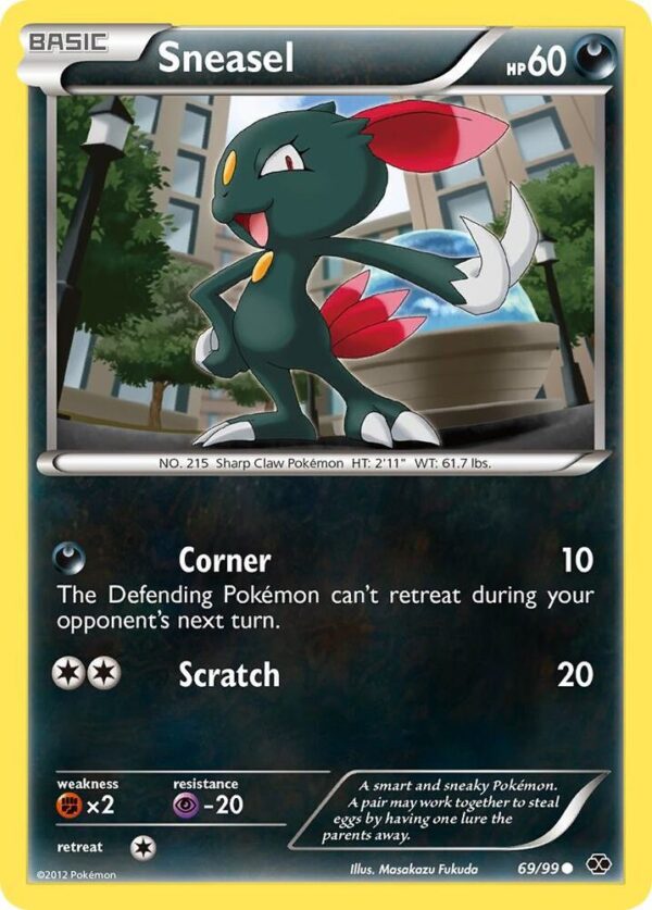 Sneasel 69/99 Reverse Holofoil Next Destinies