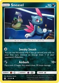 Sneasel | 73/156 | Reverse Holofoil | SM - Ultra Prism Sneasel | 73/156 | Reverse Holofoil | SM - Ultra Prism