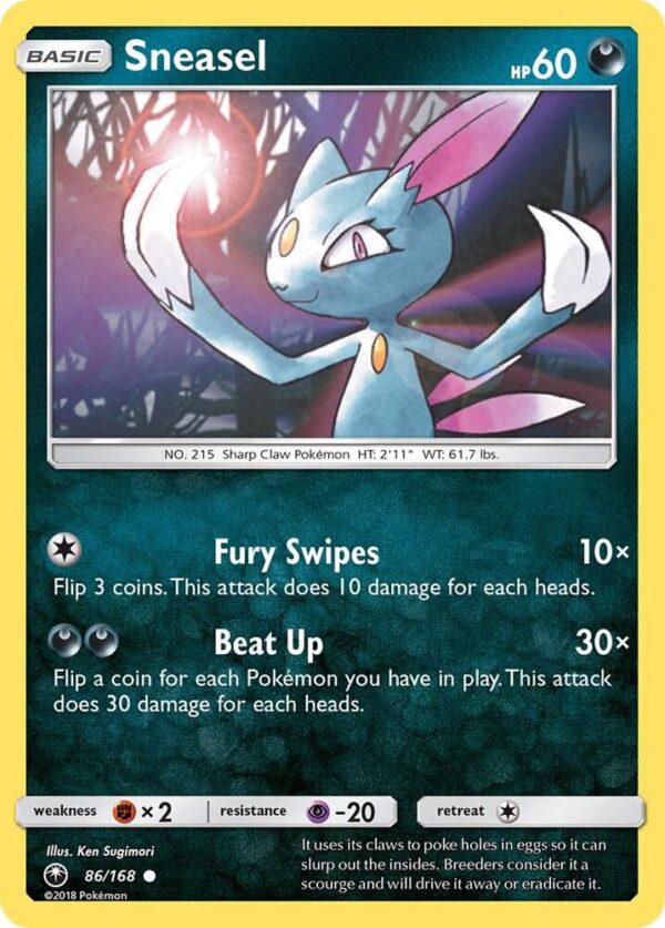 Sneasel 86/168 Normal SM – Celestial Storm