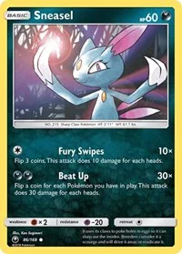 Sneasel | 86/168 | Normal | SM - Celestial Storm