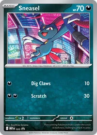 Sneasel (Cosmos Holo) | 20 | Holofoil | ME: Mega Evolution Promo Sneasel (Cosmos Holo) | 20 | Holofoil | ME: Mega Evolution Promo