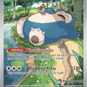 Snorlax 051 (Pokemon Center Exclusive) Holofoil SV: Scarlet & Violet Promo Cards