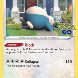 Snorlax 055/078 Reverse Holofoil Pokemon GO