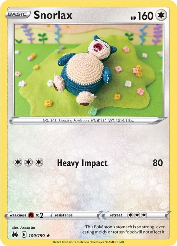 Snorlax 109/159 Normal Crown Zenith