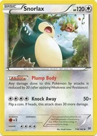 Snorlax | 118/162 | Normal | XY - BREAKthrough