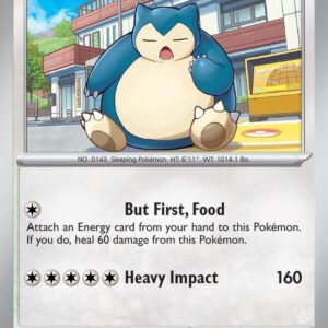 Snorlax 136/167 Normal SV06: Twilight Masquerade Snorlax 136/167 Normal SV06: Twilight Masquerade