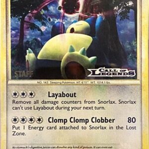 Snorlax 33/95 (Prerelease) [Staff] Holofoil Nintendo Promos