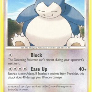 Snorlax 37/130 Reverse Holofoil Diamond and Pearl