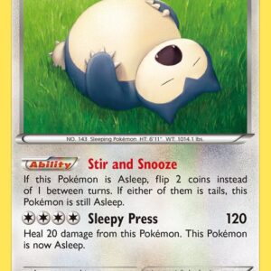 Snorlax 80/106 Reverse Holofoil XY – Flashfire