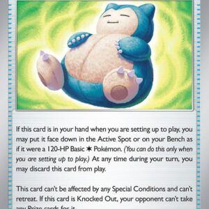Snorlax Doll 175/182 Normal SV04: Paradox Rift