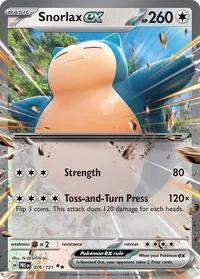 Snorlax ex | 076/131 | Holofoil | SV: Prismatic Evolutions