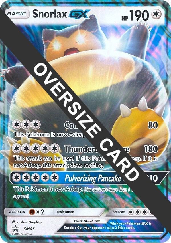 Snorlax GX SM05 Normal Jumbo Cards
