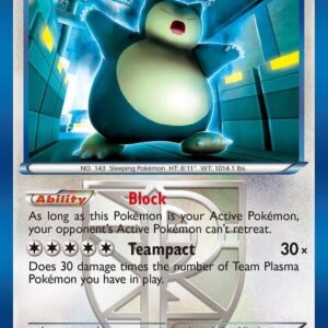 Snorlax (Team Plasma) 101/135 Reverse Holofoil Plasma Storm