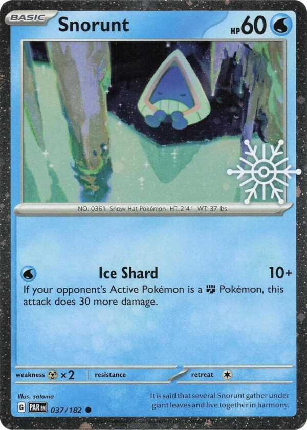 Snorunt 037/182 (Holiday Calendar) Holofoil Miscellaneous Cards & Products
