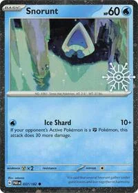 Snorunt | 037/182 (Holiday Calendar) | Holofoil | Miscellaneous Cards & Products