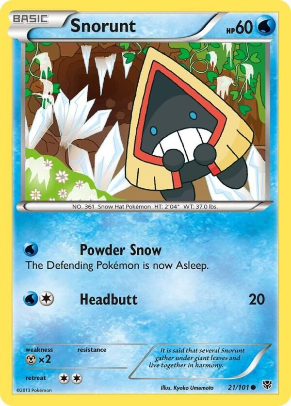 Snorunt 21/101 Normal Plasma Blast Snorunt 21/101 Normal Plasma Blast