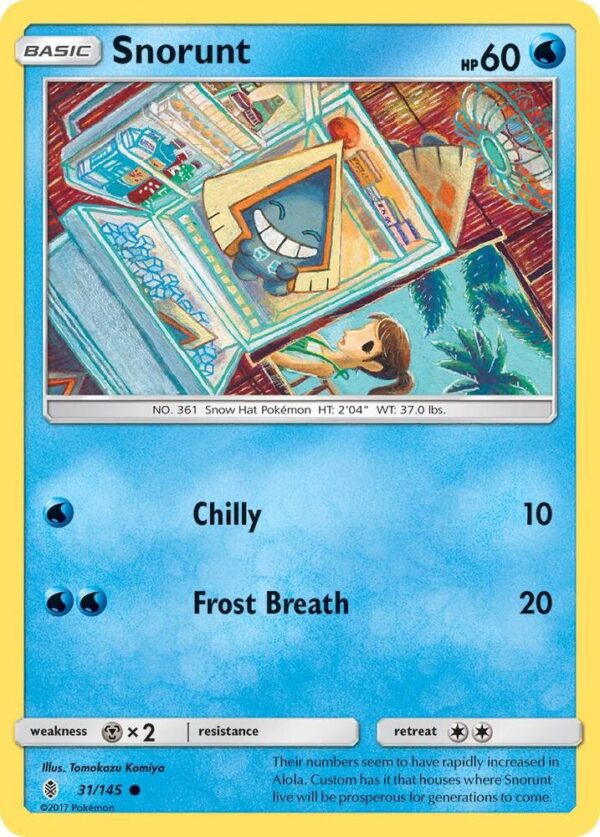 Snorunt 31/145 Normal SM – Guardians Rising