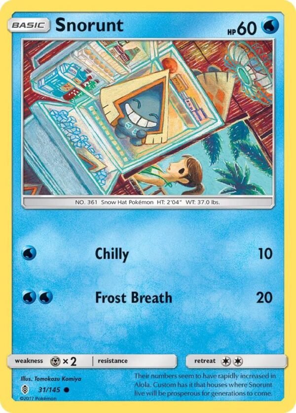 Snorunt 31/145 Reverse Holofoil SM – Guardians Rising