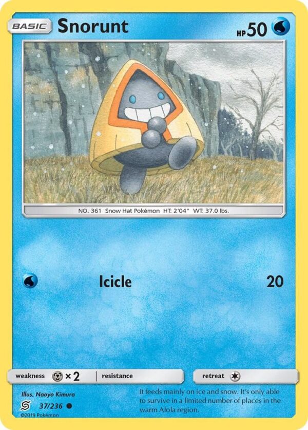 Snorunt 37/236 Normal SM – Unified Minds