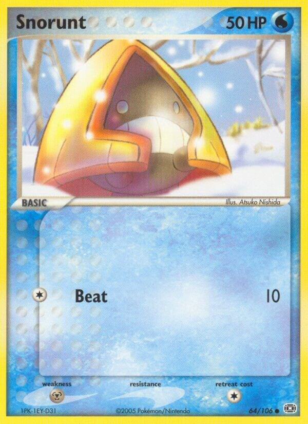 Snorunt 64/106 Reverse Holofoil Emerald Snorunt 64/106 Reverse Holofoil Emerald