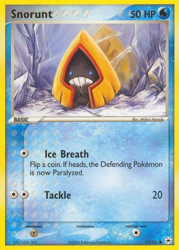 Snorunt 73/101 Reverse Holofoil Hidden Legends