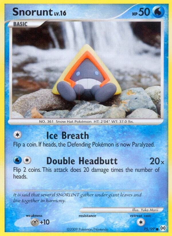 Snorunt 75/99 Reverse Holofoil Arceus