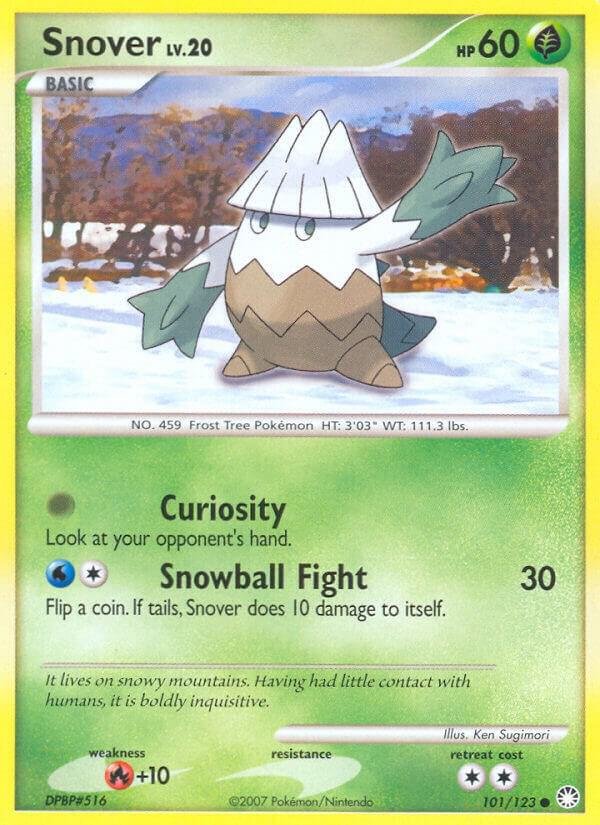 Snover 101/123 Reverse Holofoil Mysterious Treasures