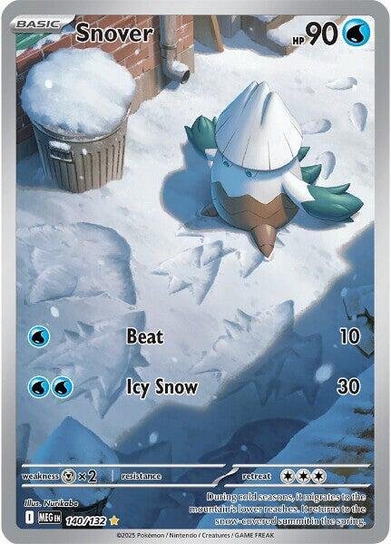 Snover 140/132 Holofoil ME01: Mega Evolution Snover 140/132 Holofoil ME01: Mega Evolution