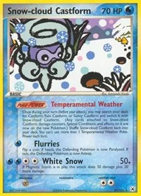 Snow-cloud Castform | 25/101 | Reverse Holofoil | Hidden Legends