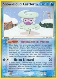 Snow-cloud Castform | 29/113 | Normal | Delta Species