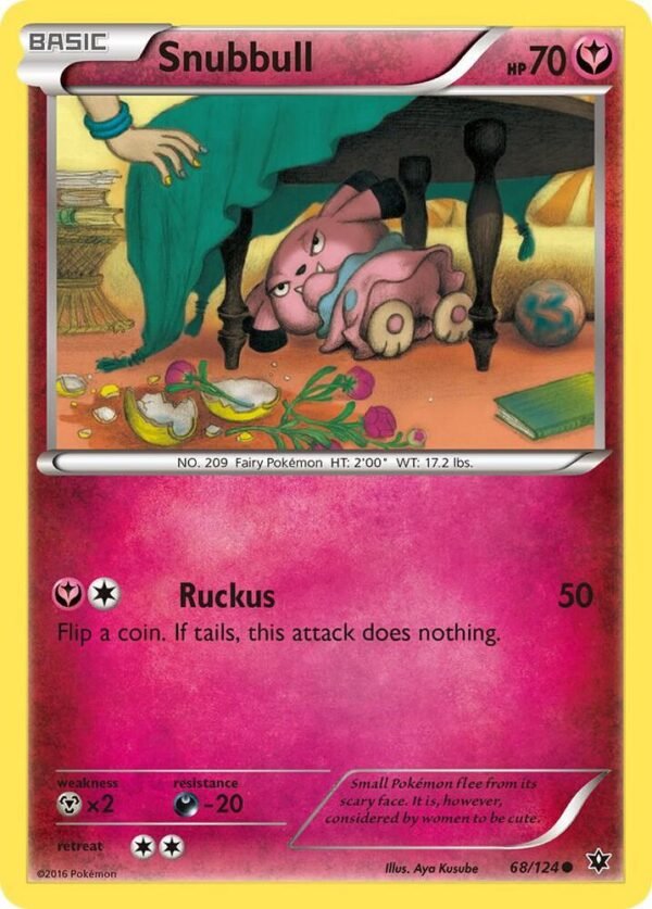 Snubbull 68/124 Normal XY – Fates Collide