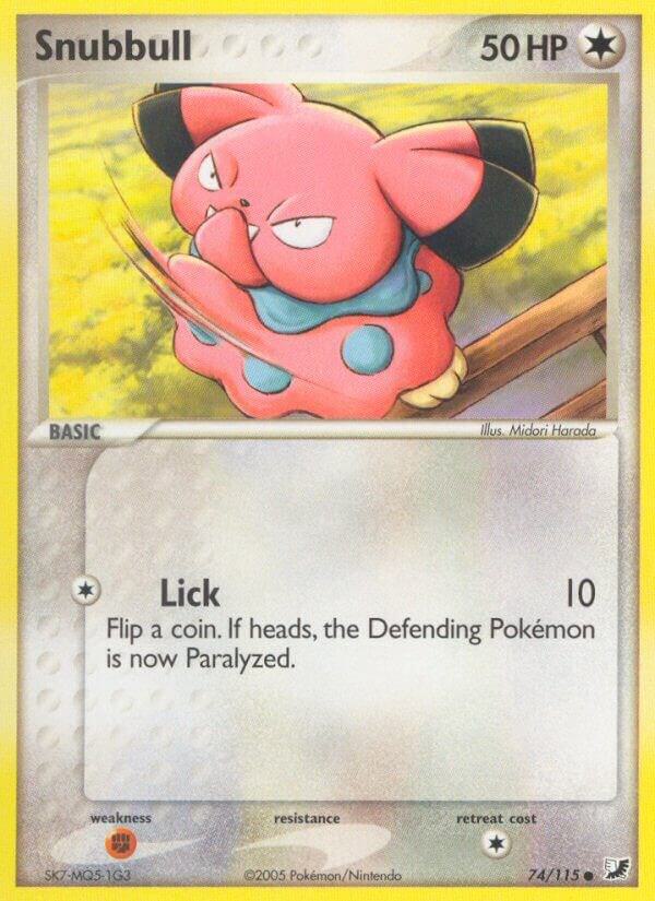 Snubbull 74/115 Reverse Holofoil Unseen Forces Snubbull 74/115 Reverse Holofoil Unseen Forces
