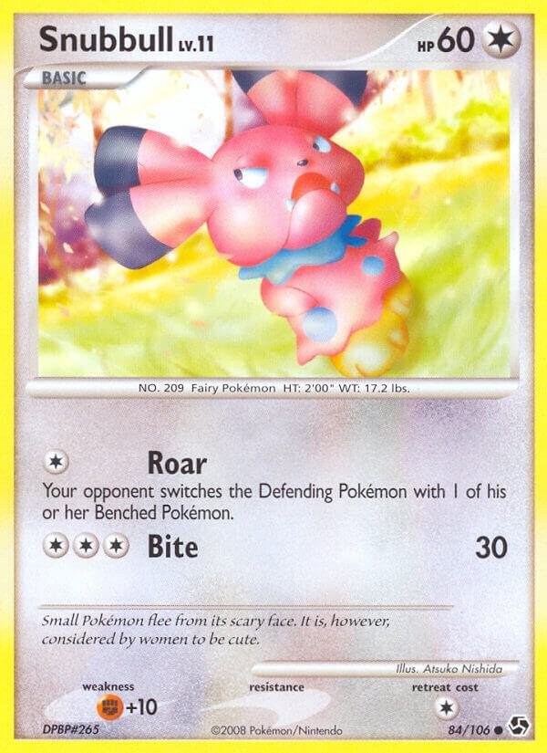 Snubbull 84/106 Reverse Holofoil Great Encounters Snubbull 84/106 Reverse Holofoil Great Encounters