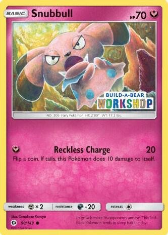 Snubbull 90/149 (Build-A-Bear Workshop Exclusive) 090/149 Normal Miscellaneous Cards & Products