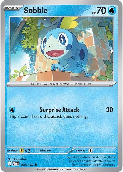 Sobble 039/132 Normal ME01: Mega Evolution Sobble 039/132 Normal ME01: Mega Evolution