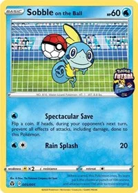 Sobble on the Ball | 005/005 (Pokemon Futsal) | Normal | Miscellaneous Cards & Products