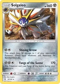 Solgaleo | 87/145 | Reverse Holofoil | SM - Guardians Rising