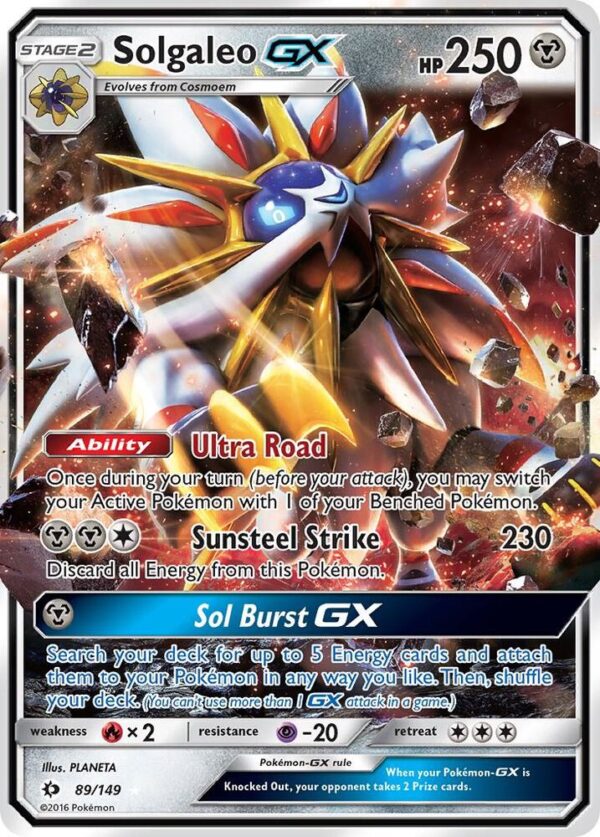 Solgaleo GX 89/149 Holofoil SM Base Set