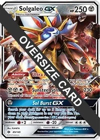 Solgaleo GX | 89/149 | 089/149 | Holofoil | Jumbo Cards