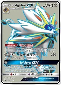 Solgaleo GX (Full Art) | 143/149 | Holofoil | SM Base Set
