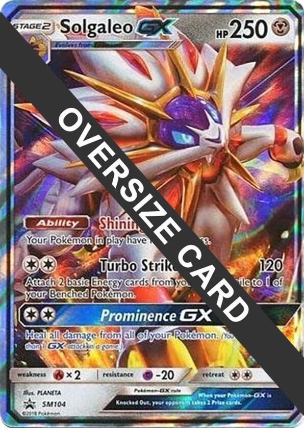 Solgaleo GX SM104 Holofoil Jumbo Cards