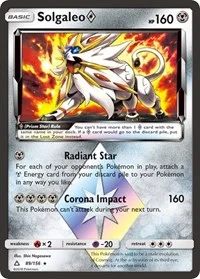 Solgaleo Prism Star | 89/156 | Holofoil | SM - Ultra Prism