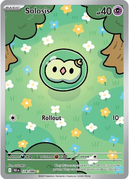 Solosis 118/086 Holofoil SV: Black Bolt