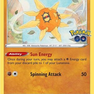 Solrock 039/078 Reverse Holofoil Pokemon GO