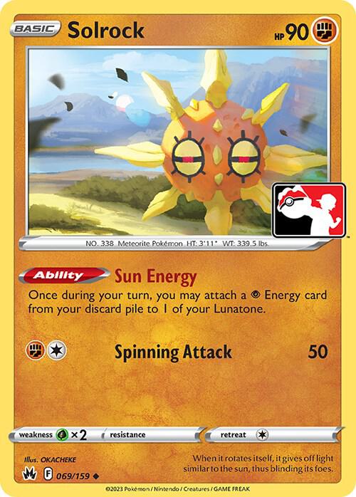 Solrock 069/159 Normal Prize Pack Series Cards